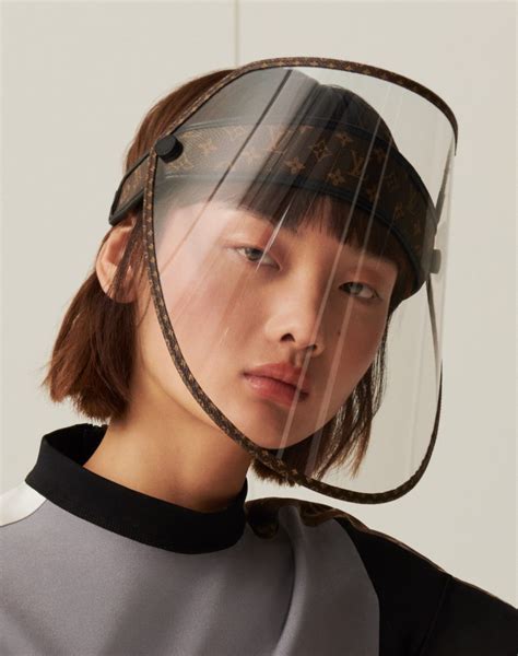 lv face shield|louis vuitton plastic face shield.